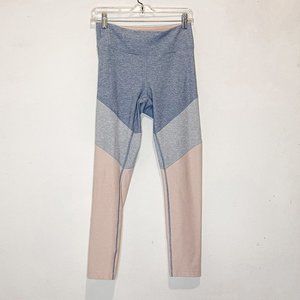 Outdoor Voices Blue Pink Pastel Colorblock Leggings Size Medium